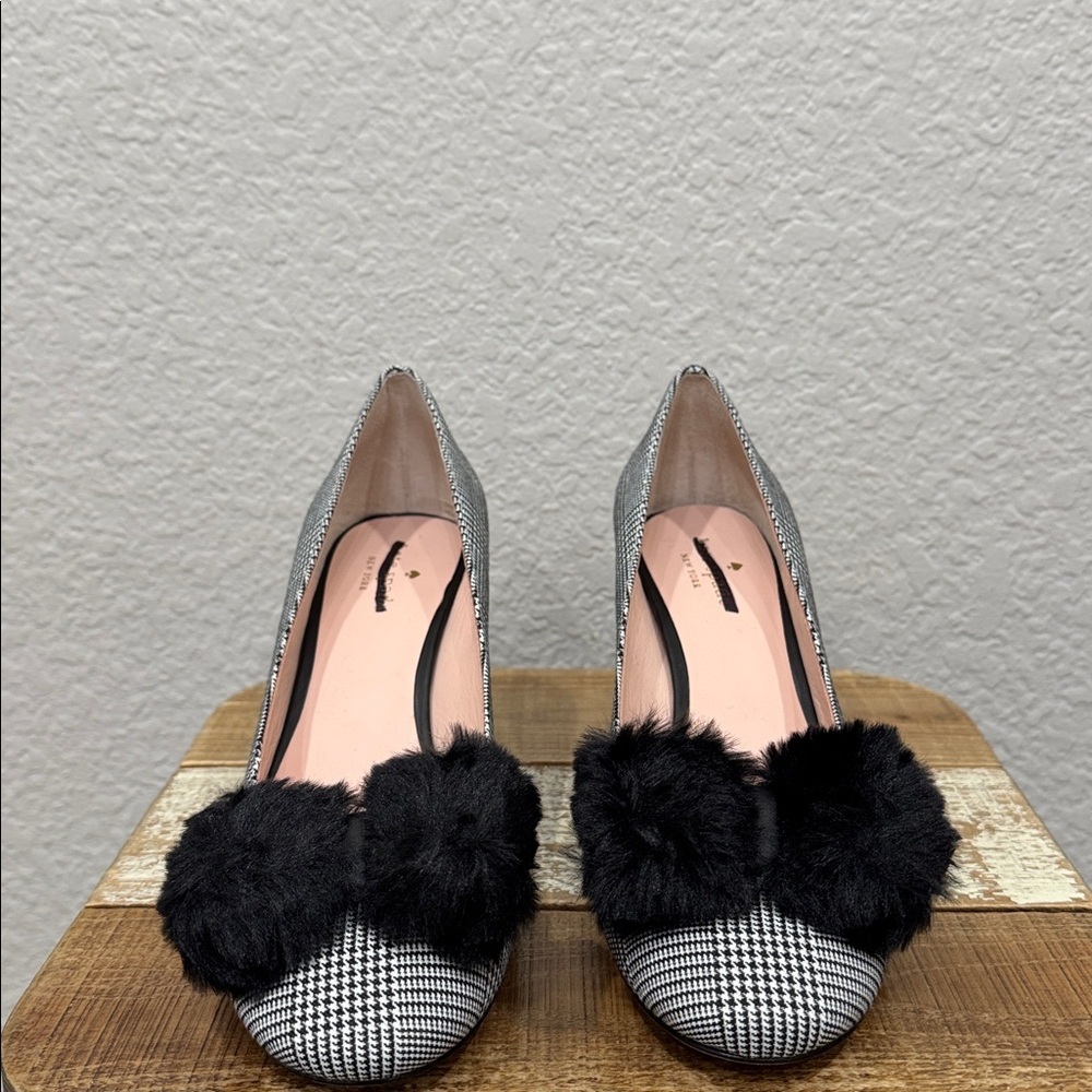 Kate Spade Carine Princess Of Wales Houndstooth Pump Size 9 NEW - Picture 3 of 8
